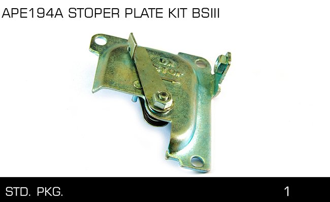 APE194A STOPER PLATE KIT BSIII APE194A STOPER PLATE KIT BSIII